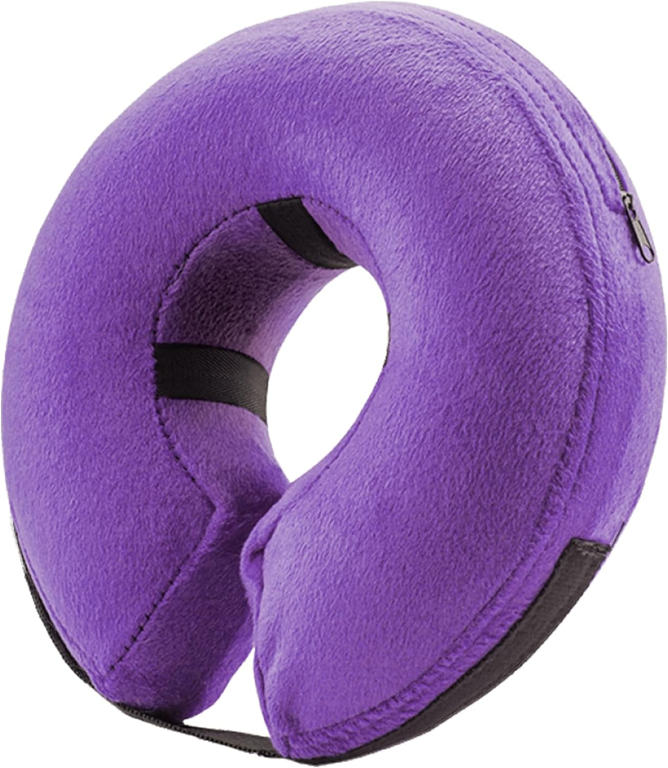 Protective Inflatable Collar for Dogs and Cats - Soft Pet Recovery Collar Does Not Block Vision E-Collar(X-Small,Blue)