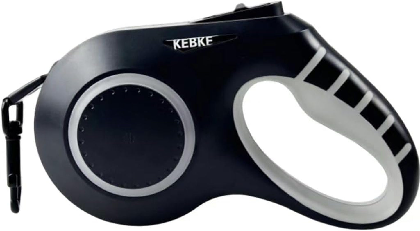 Retractable Dog Leash with Led Light for Medium Large Dog Walking Leash- 20Ft,Up to 110Lbs,Type-C Chargingļ¼Pet Leash,Tangle-Free, Non-Slip Handle, One-Button Control. (Black-With Lights)