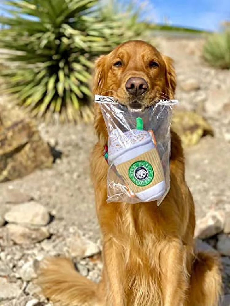 Star Pups Coffee Dog Toy Pup'Kin Spice Latte