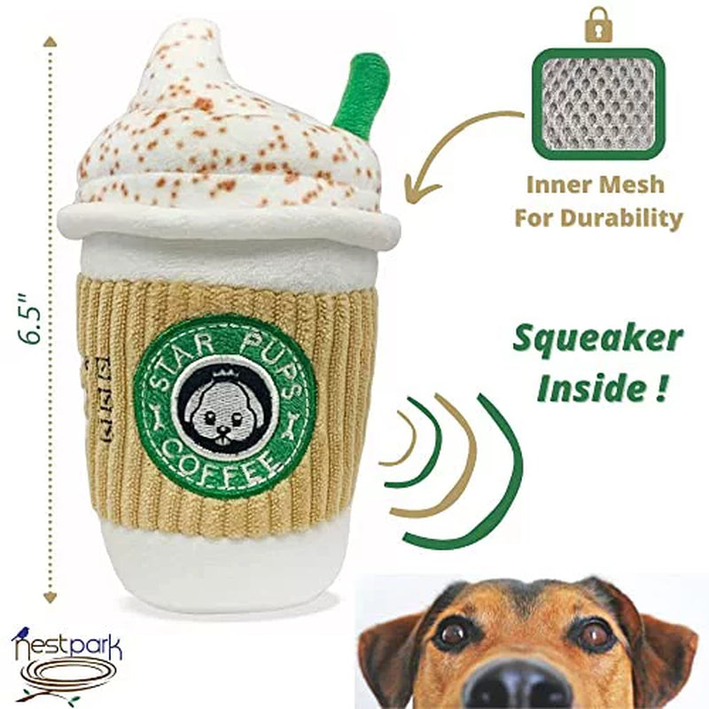 Star Pups Coffee Dog Toy Pup'Kin Spice Latte