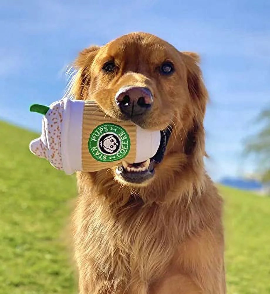 Star Pups Coffee Dog Toy Pup'Kin Spice Latte