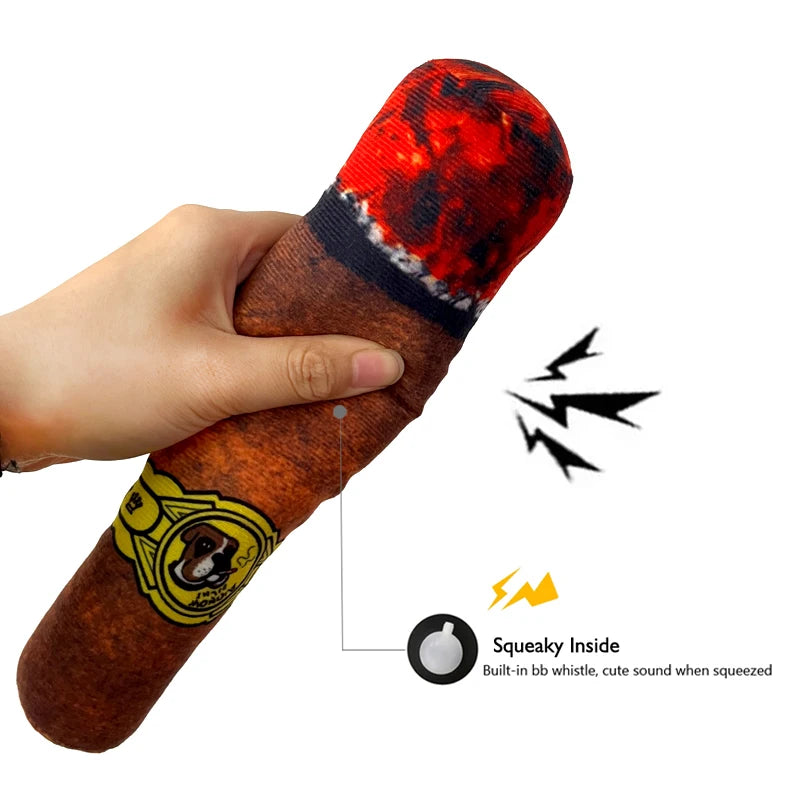 Pet Squeaky Toy Cigar