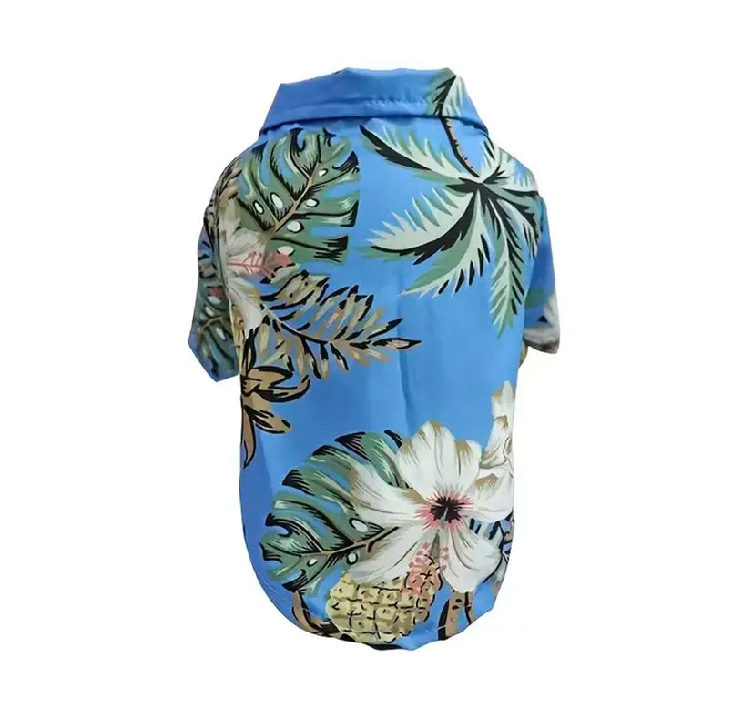 Blue Hawaiian Shirt for Dog