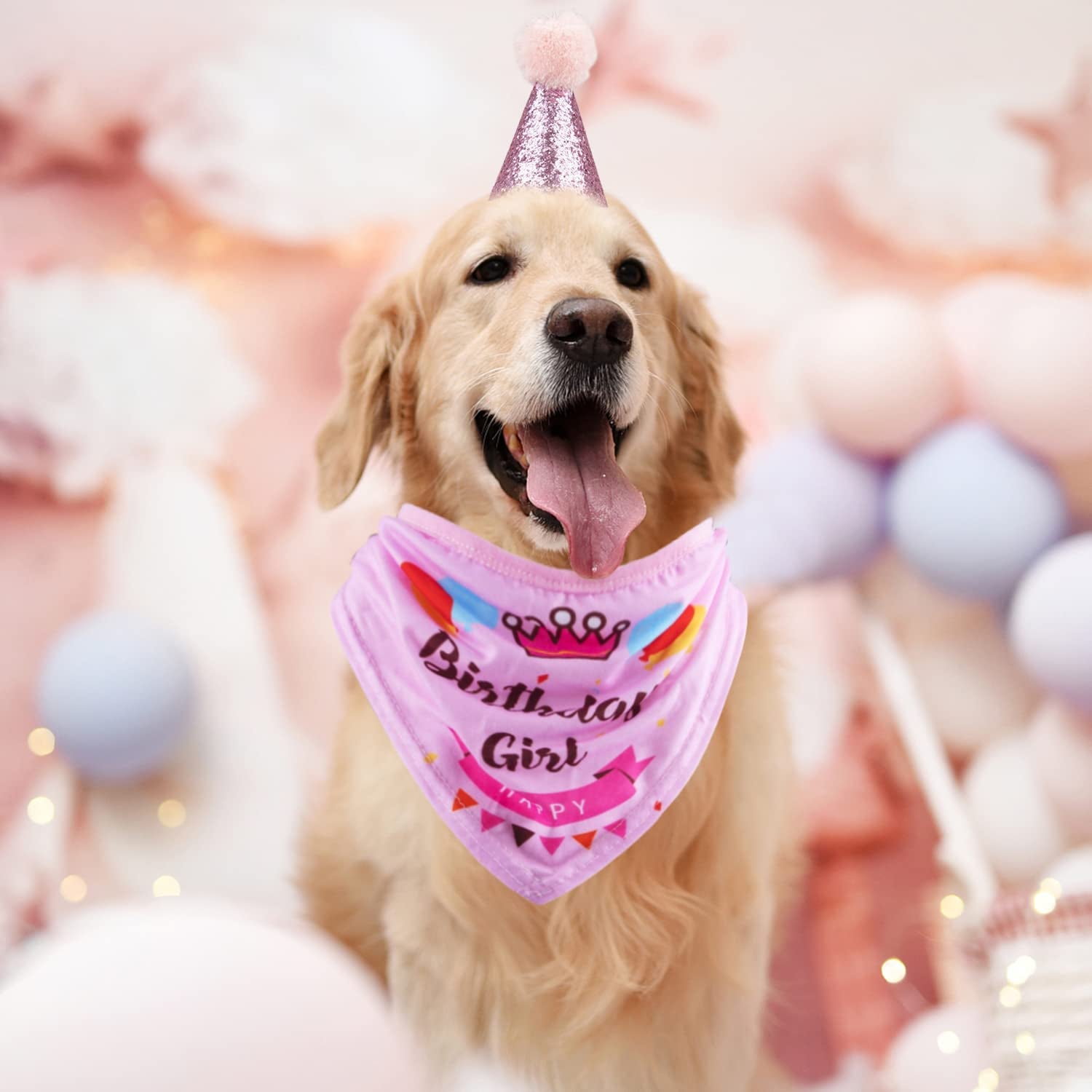 Dog Birthday Party Supplies and Decorations-Pink