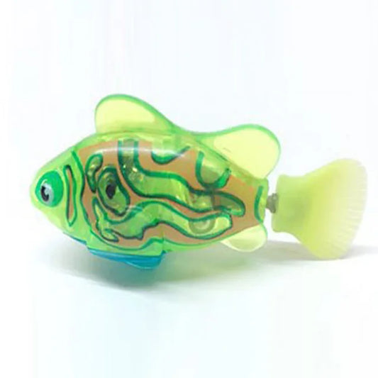 Cat Interactive Electric Fish Toy Water Cat Toy for Indoor Play Swimming Robot Fish Toy for Cat and Dog with LED Light Pet Toys