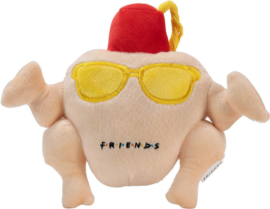 Turkey Head Plush Dog Toy | Soft Cute Squeaky Toy for All Dogs | Stuffed Animal Dog Toys with Squeaker for Added Fun from Friends Thanksgiving Episode 8 Inch