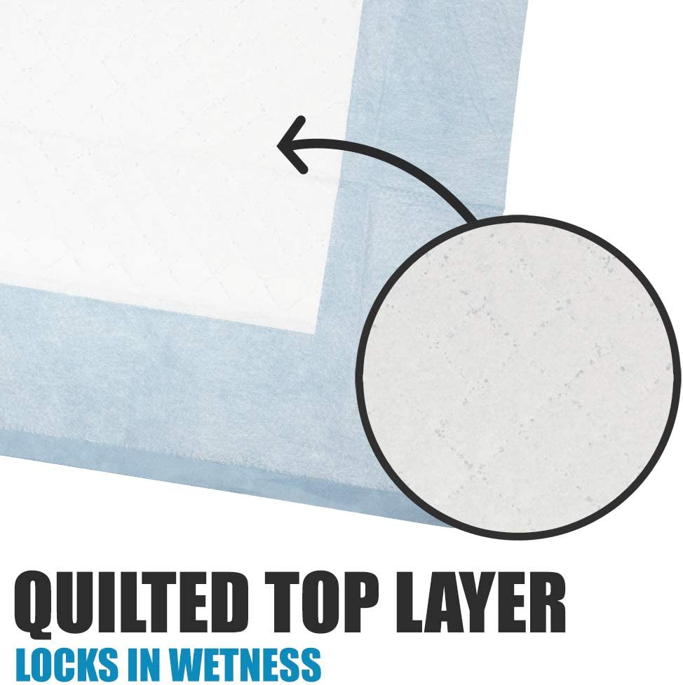 Puppy Pads Leak-Proof 50 Count 22"X 22" | Pee Pads for Dogs Quick Absorb 6-Layer- Dog Pee Pads- Dog Pads 50 Pack- Potty Pads for Dogs- Puppy Pee Pads, Pee Pad Training Pads for Dogs, Pet Pee Pads