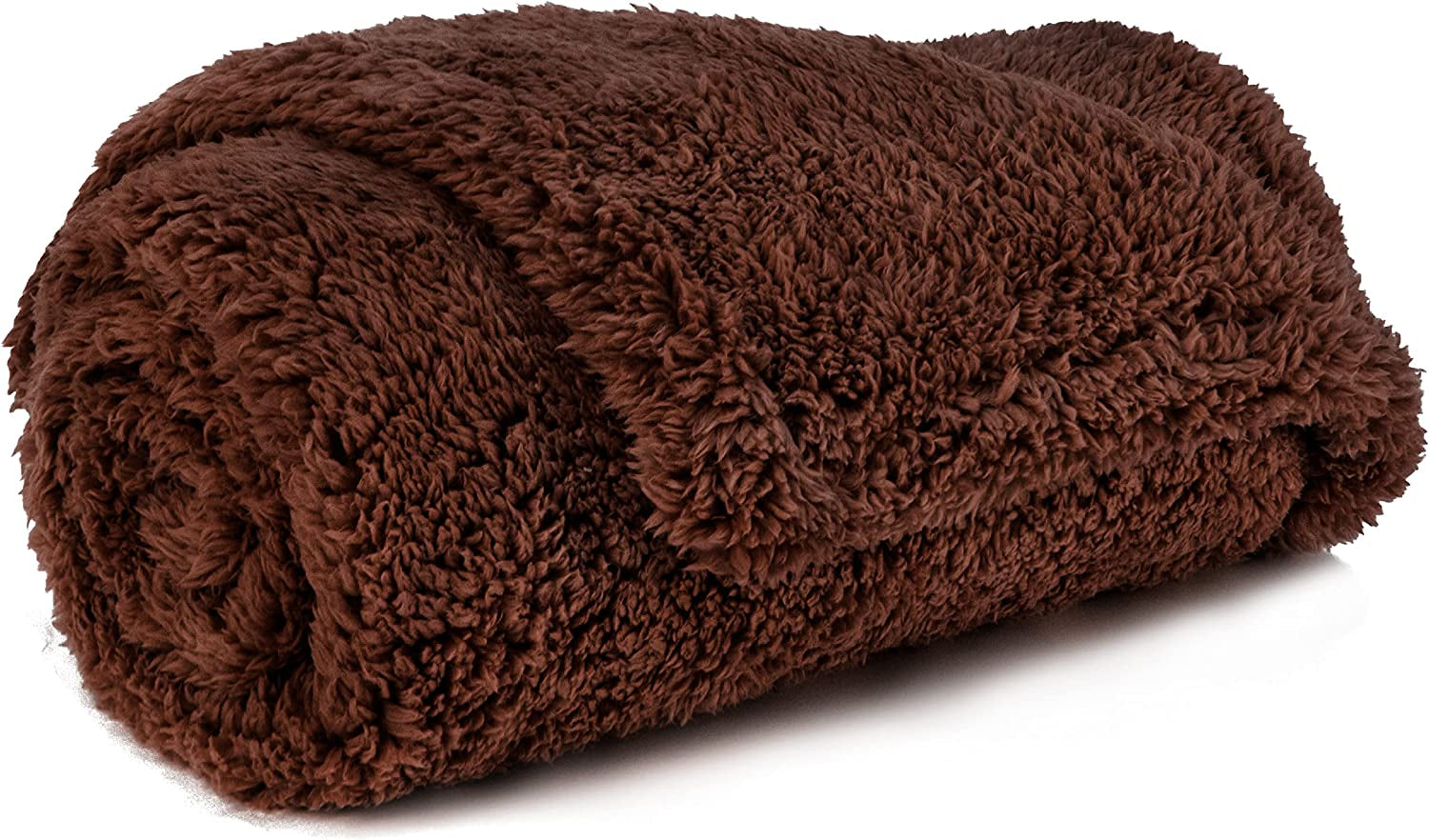 Fluffy Waterproof Dog Blanket for Small Medium Dogs, Soft Warm Pet Sherpa Throw Pee Proof Couch Cover, Reversible Cat Puppy Bed Blanket Sofa Protector, Plush Washable Pad (Taupe Camel, 24X32)