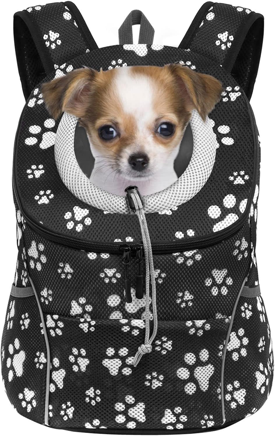 Pet Dog Carrier Backpack Legs Out Adjustable Pet Front Cat Backpack Carrier Travel Bag for Traveling Hiking Camping for Small Medium Dogs Cats Puppies